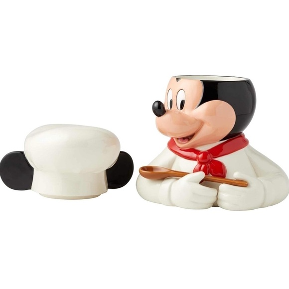 Enesco Disney Chef Mickey Mouse Cookie Jar NWT - Picture 4 of 8